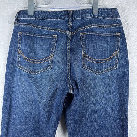 Old Navy Boot Cut Leg Jeans The Dreamer Stretch Womens Blue Size 12 Regular - Picture 3 of 10